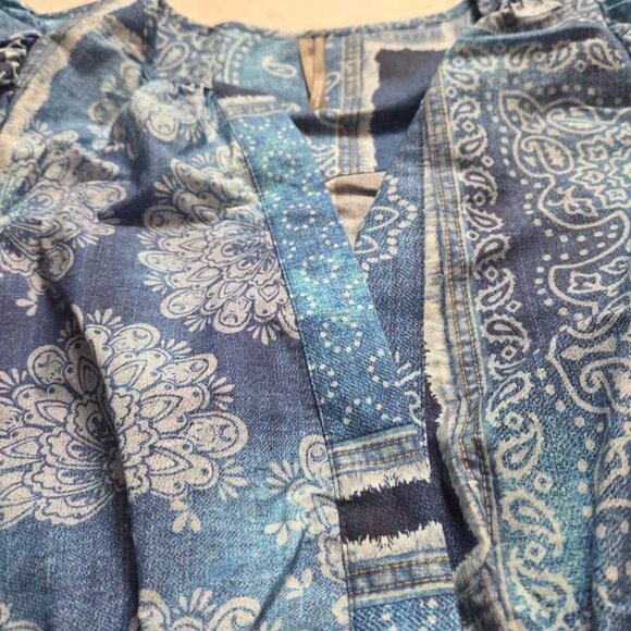 NWOT M By Anthropologie The Somerset maxi dress in Denim Light - Picture 6 of 12